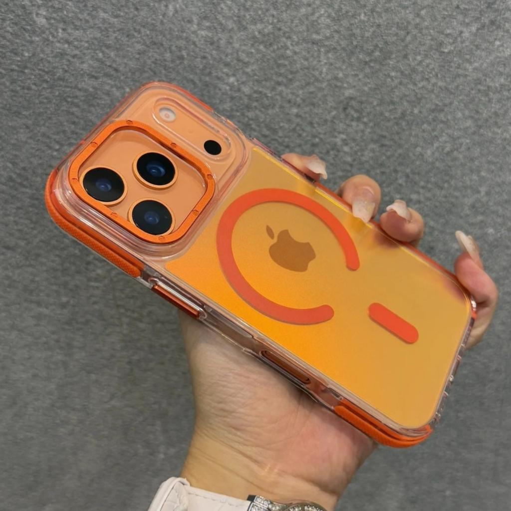 New Transparen For Magsafe Magnetic Phone Case For iPhone 17 Pro Max 17Pro 17Air 12 13 14 15 16 Pro Max 16e Shockproof Cover