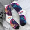 Kawaii Bobr Kurwa Bober Чулки Beaver с рисунком животных Повседневные носки Осенние нескользящие носки Мужские велосипедные мягкие дышащие носки