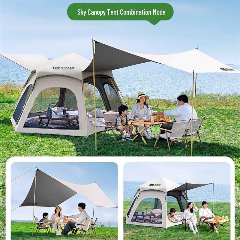 TAN XIAN ZHE Outdoor Camping Tent & Tarp Set