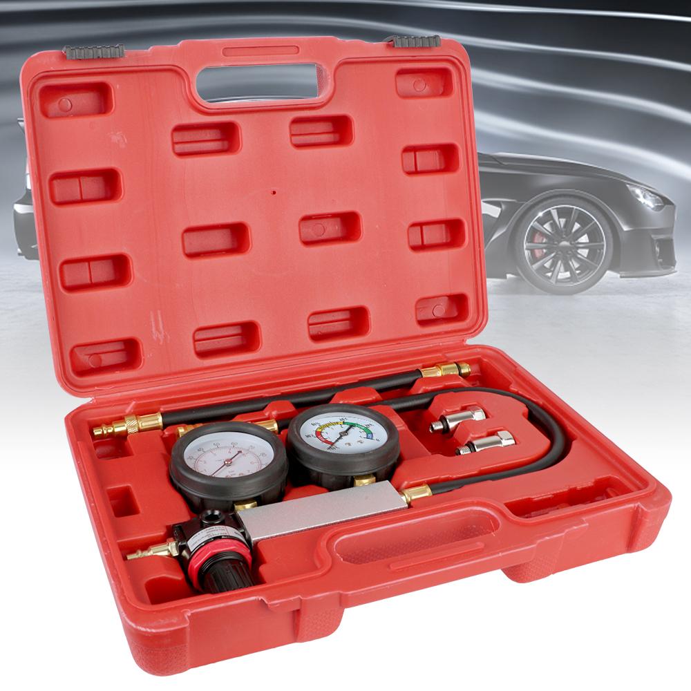 Compression Leakage Detector Kit Set Petrol Engine Gauge Tool Cylinder Leak Detector TU-21 Automobile Tools
