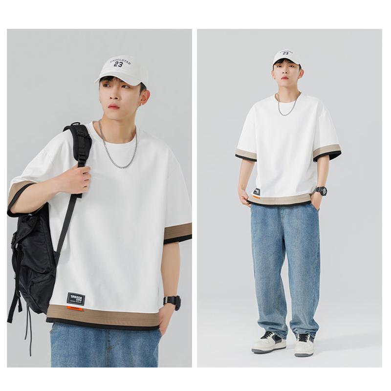 Plus Size 7XL 8XL T-Shirts Men Drop Shoulder Summer Men's Shirts Japan Style T Shirts Oversized Clothes Man Top Tees