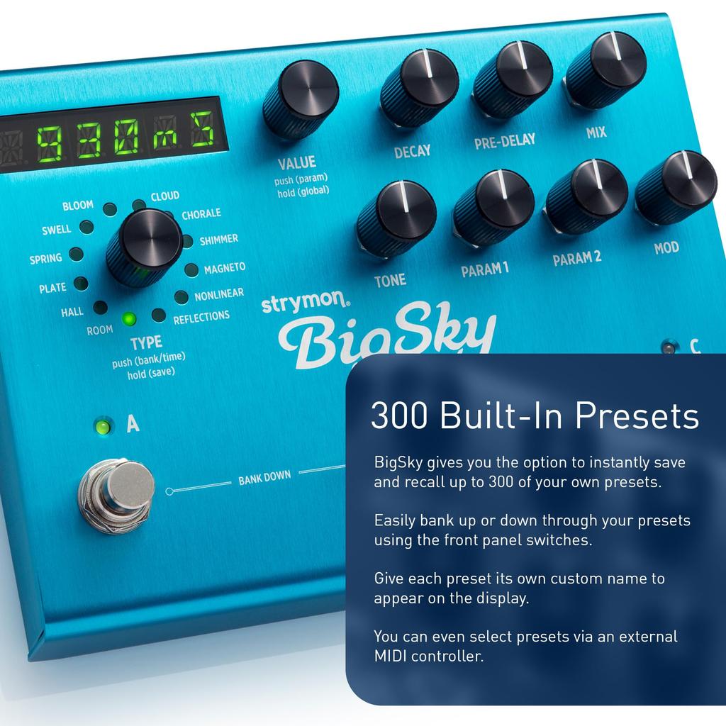 Strymon “BigSky” (Big Sky/Reverb Machine) []