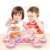 Simulation Kitchen Afternoon Tea Set Girls Party Game Toys Kids DIY Pretend Play Food Cake Dessert Kitchen Toys Children Gifts