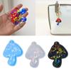 Силиконовые формы для эпоксидной смолы в виде грибов для DIY кулонов и поделок, Силиконовые формы для заливки эпоксидной смолой