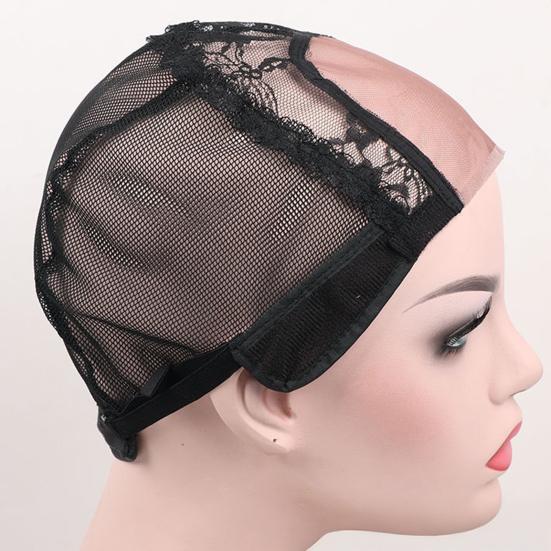 Women Wig Cap Adjustable U-shaped Lace Wig Cap Breathable Reusable Washable Non-Slip Invisible Elastic Mesh Cap