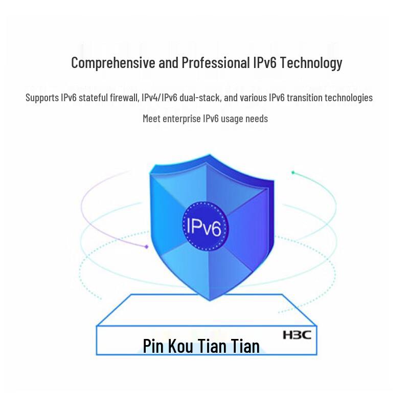 H3C F100-C-A3 8-Port Gigabit Enterprise SSL VPN Firewall