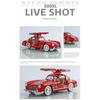 Модель спортивного автомобиля BENZ 300SL в масштабе 1/24 с литым металлическим покрытием и реалистичными звуковыми эффектами, коллекционная игрушка для детей и взрослых