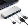 USB 5 Гбит/с Легкий Совместим с и Surface Совместим с Mac и Идеально подходит для Удаленной работы и Работы из дома 3.0 Хаб, 4-портовый, Ультратонкий,