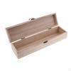 Rectangle Wooden Box Jewelery Storage Case with Locking Clasp