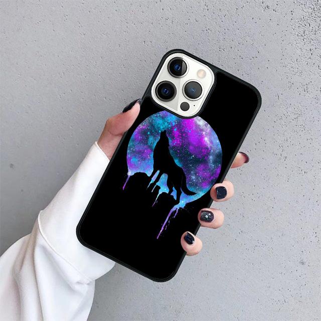 Чехол-накладка Animal Wolf Roar для iPhone 17 Air 15 16 14 13 12 Pro Max 11 Pro Max Plus Coque Shell