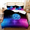 Трехпредметное крутое баскетбольное постельное белье с 3D цифровой печатью