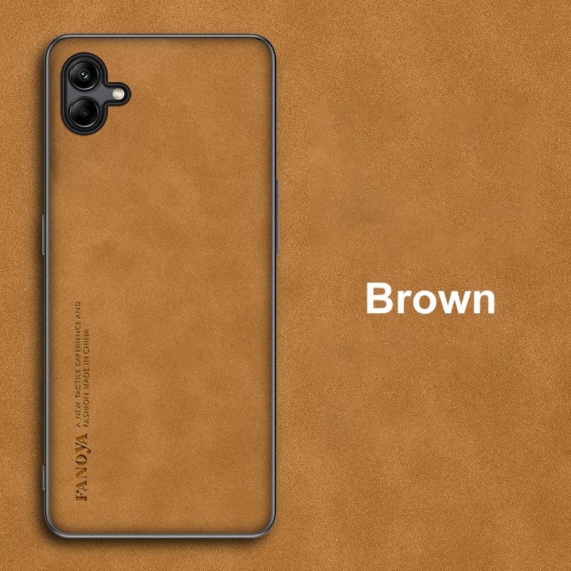 Для Samsung Galaxy A04 Чехол Роскошный Чехол для телефона из искусственной кожи Для Samsung M13 5G Задняя крышка Матовый силиконовый Противоударный Полная защита