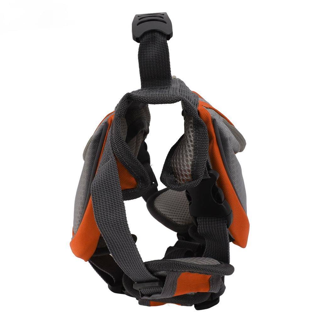 Dog Backpack Saddle Bag with Reflective Stripe Large Capacity Multifunction Dog Harness Saddlebag for Camping Travel