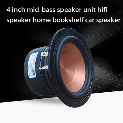 4-дюймовый Низкочастотный Динамик Средне-Низкочастотный Модуль Hifi Динамик Домашнее Аудио Diy Hore Усилитель Полочный Динамик Автомобильный Модифицированный Динамик 1 ШТ.