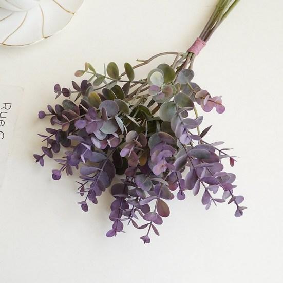 Красивый искусственный эвкалипт, устойчивый к ультрафиолетовому излучению, вечный DIY