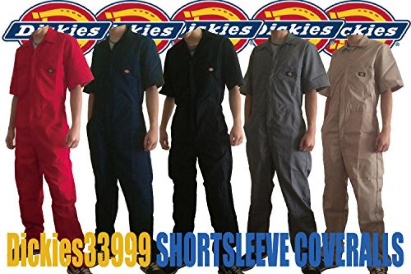 Рабочий комбинезон Dickies с коротким рукавом мужской и женский 3399 33999 Красный Размер S