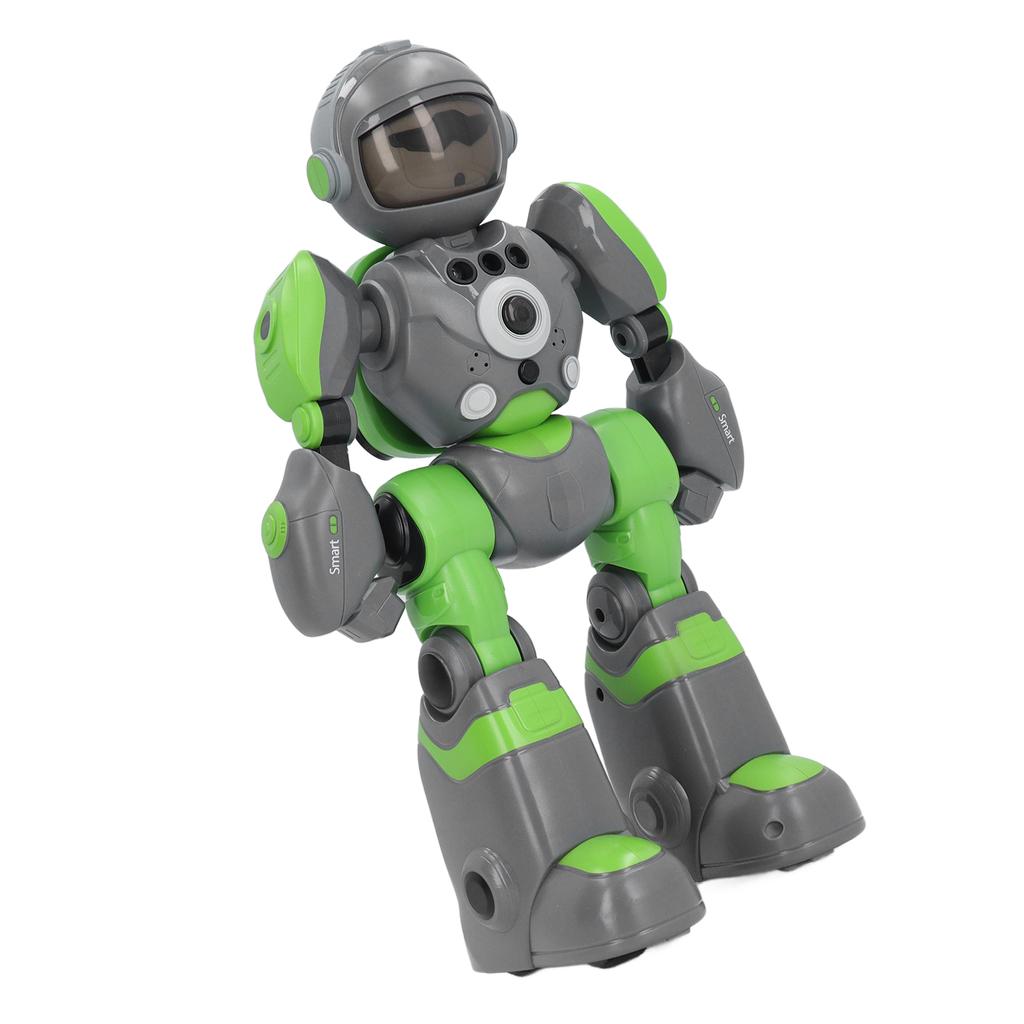 Children Remote Controlled Robot Toy with Voice Changing Modes Colorful Light Intelligent Programmable Robot