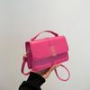 Fashion Simple Commuter Shoulder Bag Simple Fashion Messenger Bag Casual Retro Small Square Bag Women