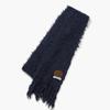 MARGESHERWOOD PUPPY TOUCH FRINGE MUFFLER_navy