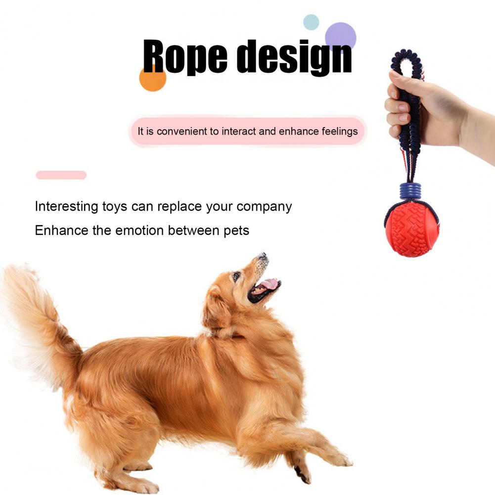 Dog Toy Ball Rubber Chew Toy for Dogs Durable Dog Chew Ball Toy for Chewers Fetch Ball for Medium Small Dogs Embossed Texture