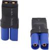 EC5 Male To TRX Traxxas Female Adapter for RC Models | Perfect Compatibility, High-Quality Materials, Easy To Use | Blue, Silicone