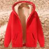 Men's Plus Size Lamb Fleece Zipper Hoodie - Thick, Warm Cardigan for Autumn and Winter