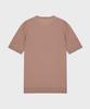 BASIC HOUSE Uni Cotton Round Neck Short Sleeve Knit Deep Pink Lwkt3101