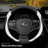 Dual Color Leather Steering Wheel Cover for Lexus Is Es NX Rx Lbx Es300h Es350h Rx350 Rx500h Nx350h Nx450h Interior Accessories