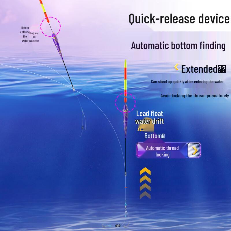 Xiao Feng Xian Automatic Bottom Finding Color-Changing Fishing Float S-DZ