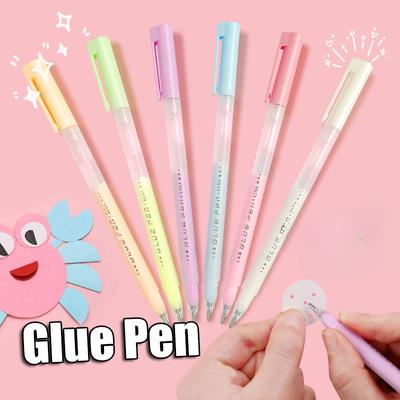 Ручка-дозатор для клея Candy Color, быстросохнущий точечный клей-карандаш, школьные канцелярские принадлежности