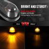 Teardrop Cab Lights for Car Truck Replacement Waterproof 9 LEDs Cab Light Replacement Roof Running Top Auto Accessory