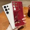 Прозрачный чехол для телефона с цветным мраморным узором для Samsung Galaxy A57 A37 A17 A56 A36 A55 A35 A26 A16 A25 A15 A54 Мягкая силиконовая крышка