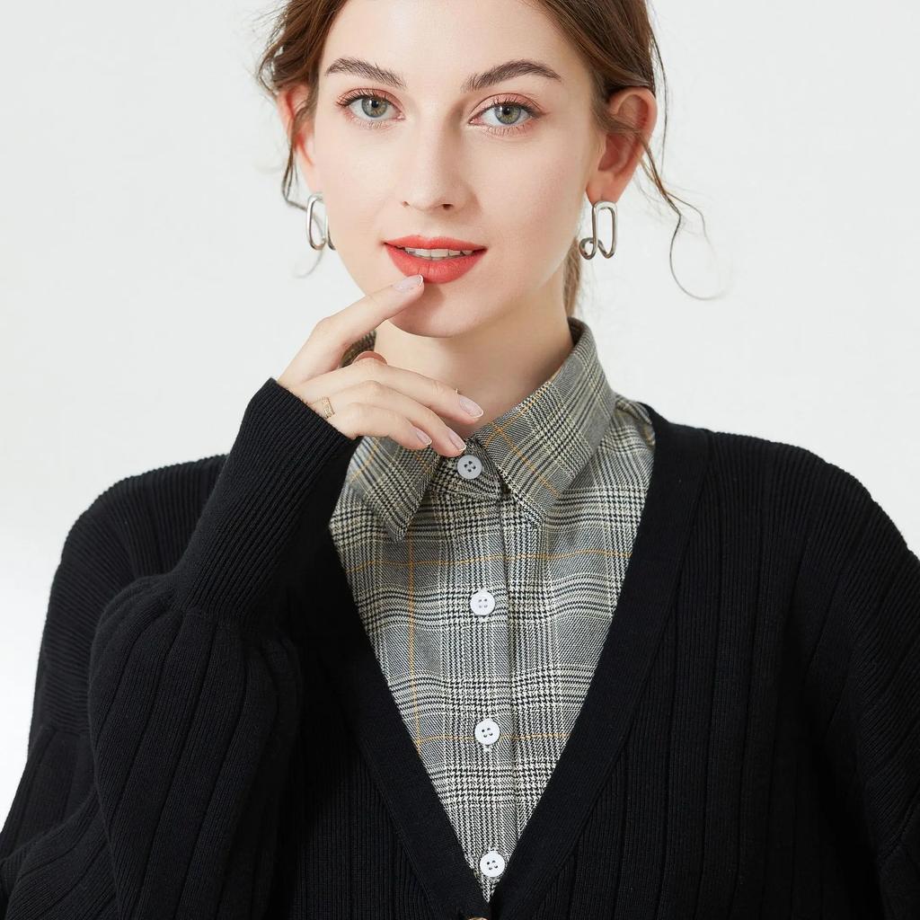 Lapel Fake Collar for Women Shirt Detachable Collar for Men Clothes Accessories Removable Shirt Spring Autumn False Collar