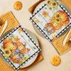 48Pcs Fall Pumpkin Paper Napkin,Fall Party Decorations Autumn Thanksgiving Party Napkin Black and White Buffalo Plaid Pumpkin Table Decorations for