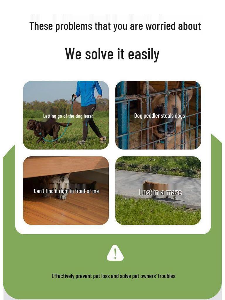 Universal Waterproof GPS Smart Pet Tracker for Cats and Dogs with Remote Control