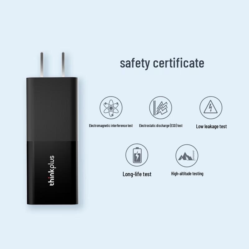 Быстрое зарядное устройство ThinkPlus Lenovo 100 Вт GaN USB-C