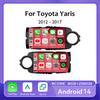 Android 14 Carplay Car Radio для Toyota Yaris 2012 2013 2014 2015 2016 2017 Навигация GPS Мультимедийный проигрыватель стерео Wi-Fi BT Auto