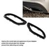 Exhaust Gloss Black Exhaust Tip Cover Trims Replacement for Mercedes‑Benz A B C E GLC CLS‑Class W177 W247 W205 W213 X253 C257