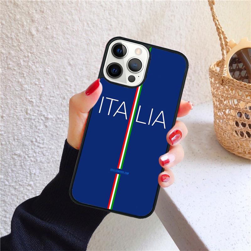 Italy Flag Phone Case for iPhone 17 Air 16 PRO MAX 15 14 PLUS 12 11 13 Back Cover Fundas Shell coque