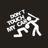 Creative Don't Touch My Car Car Sticker Decals - Funny Exterior Auto Decals for Car Window Accessories
