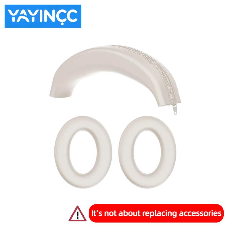 YAYINCC for Bose QC15 QC25 QC35 QC45 earphones Silicone ear cap/zipper head beam protective cover not afraid of peeling off skin