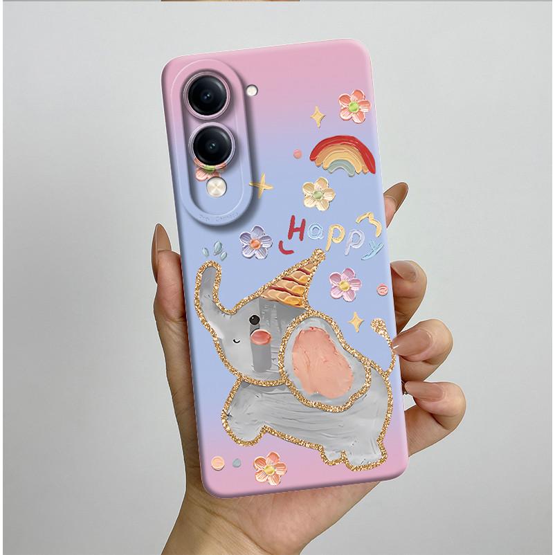 Для Vivo Y04 Y29s 2025 Чехол Эстетичный Роскошный Модный Милый Мягкий Силиконовый Чехол Ударопрочный Fundas Для Vivo Y29S 5G Y 04 Чехол для Телефона