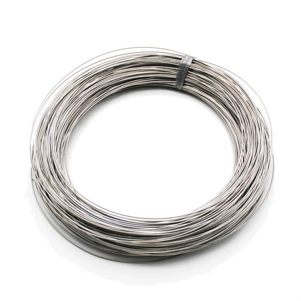 1pc Grade 1 Pure Titanium Wire 0.1mm 0.2mm 0.3mm 0.4mm 0.5mm 0.6mm 0.8mm 0.9mm