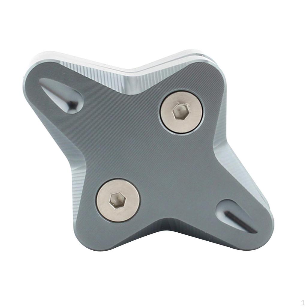 Aluminum Alloy Kickstand Sidestand Extension Enlarge Plate Pad, Motorcycle Side Stand Foot
