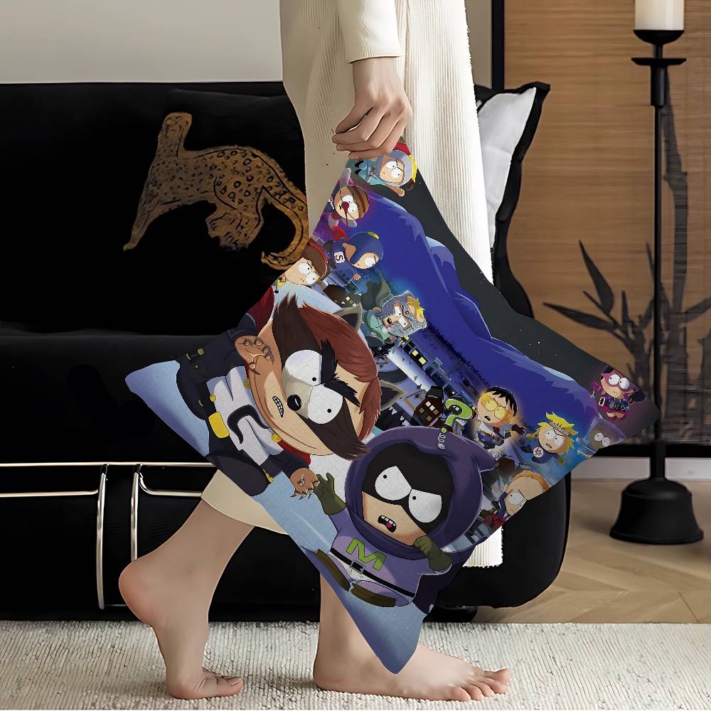 Classic Animation SSouth Cartoon Park Pillow Cover Sofa Cushion Cover Home Room Decoration Children Gift