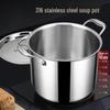 Utool 316 Stainless Steel Deep Stockpot with Steel Lid