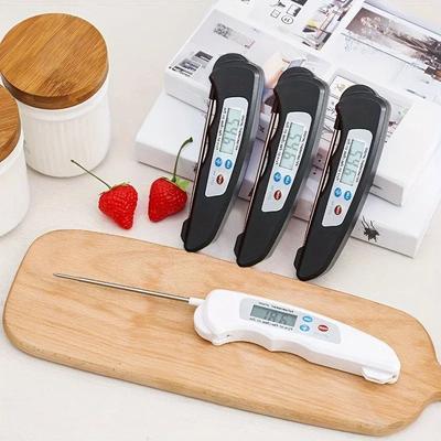 Профессиональный цифровой термометр с ручкой-зондом - подходит для точного измерения температуры при приготовлении пищи, гриле и для безопасности пищевых продуктов