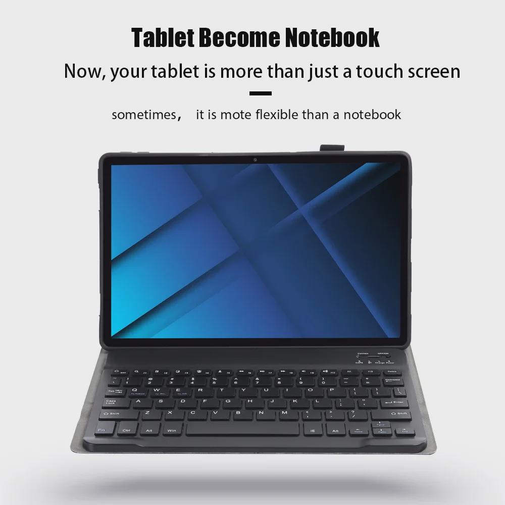 Кожаный чехол-клавиатура Bluetooth для Lenovo Tab P11 для моделей TB-J606F/J606X 2021