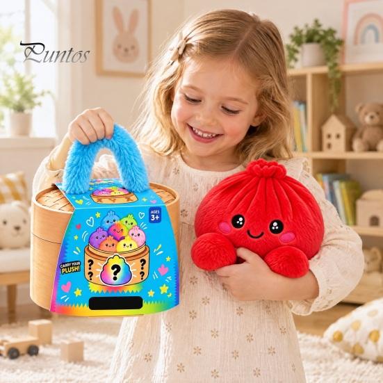 Игрушка-пельмень с медленным отскоком, плюшевая игрушка для снятия стресса, гигантская набитая игрушка с пароваркой, плюшевая булочка на пару для снятия тревоги для детей, подростков, взрослых