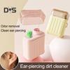 Портативный набор для чистки проколов ушей с 15 мл чистящего раствора для ухода за ушами, одноразовая нить для чистки отверстий для сережек для женщин и девочек, набор инструментов для чистки отверстий для сережек